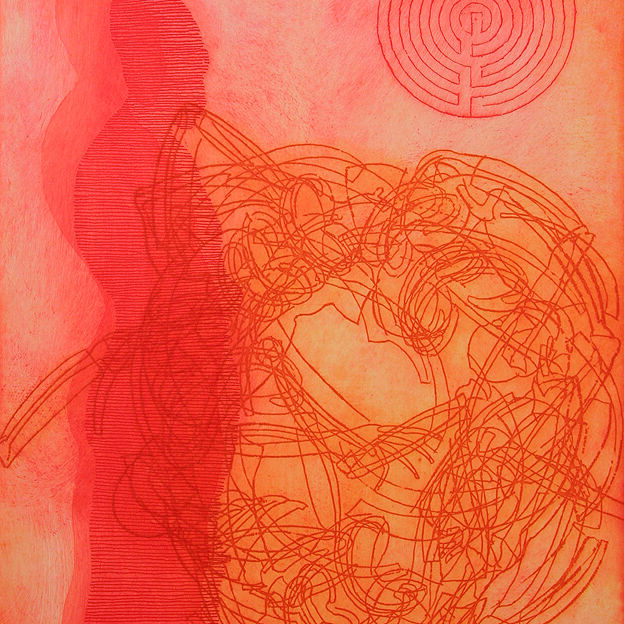 Tanz der Salome (E.A.), 2007, Radierung, 40x30 cm